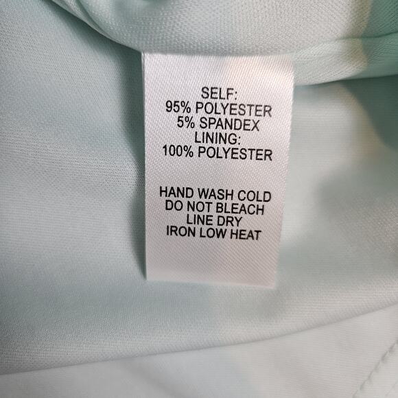 Lulus Call You Up Dress Mint Blue Satin Tiered Asymmetrical Midi Ruffle Size M - Picture 13 of 15